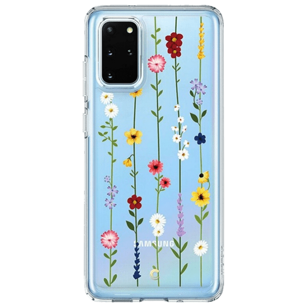Husă pentru smartphone Samsung Galaxy S20 (Flower Garden) Flowers Transparent Spigen, TPU, Back photo 1
