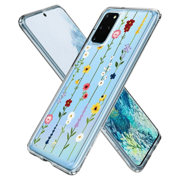 Husă pentru smartphone Samsung Galaxy S20 (Flower Garden) Flowers Transparent Spigen, TPU, Back photo 4