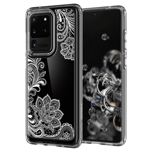Husă pentru smartphone Samsung Galaxy S20+ (Mandala) White Transparent Spigen, TPU, Back photo 4