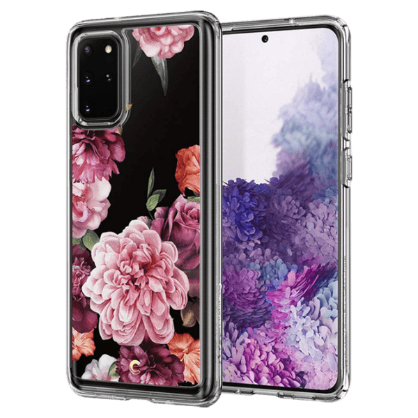 Husă pentru smartphone Samsung Galaxy S20+ (Rose Floral) Rose Transparent Spigen, TPU, Back photo 4