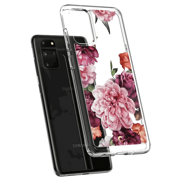 Husă pentru smartphone Samsung Galaxy S20+ (Rose Floral) Rose Transparent Spigen, TPU, Back photo 6