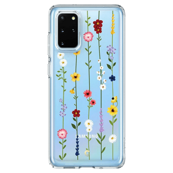 Husă pentru smartphone Samsung Galaxy S20+ (Flower Garden) Flowers Transparent Spigen, TPU, Back photo 1