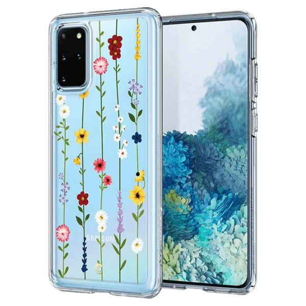 Husă pentru smartphone Samsung Galaxy S20+ (Flower Garden) Flowers Transparent Spigen, TPU, Back photo 4
