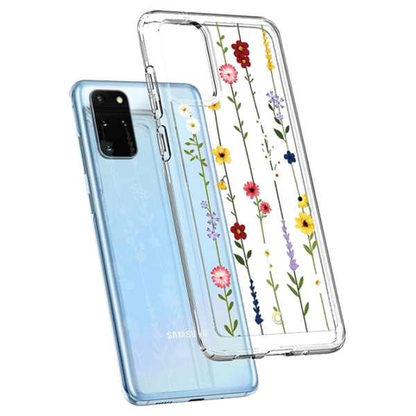 Husă pentru smartphone Samsung Galaxy S20+ (Flower Garden) Flowers Transparent Spigen, TPU, Back photo 5