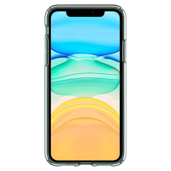 Husă pentru smartphone Apple iPhone 11 (Floral) Blue Transparent Spigen, TPU, Back photo 2