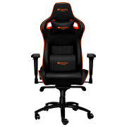 Scaun Gaming Canyon Corax Black Orange 