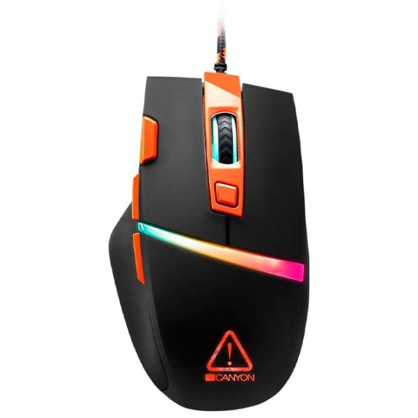 Tastatură Canyon Nightflyer Black Gaming, Cu fir photo 5