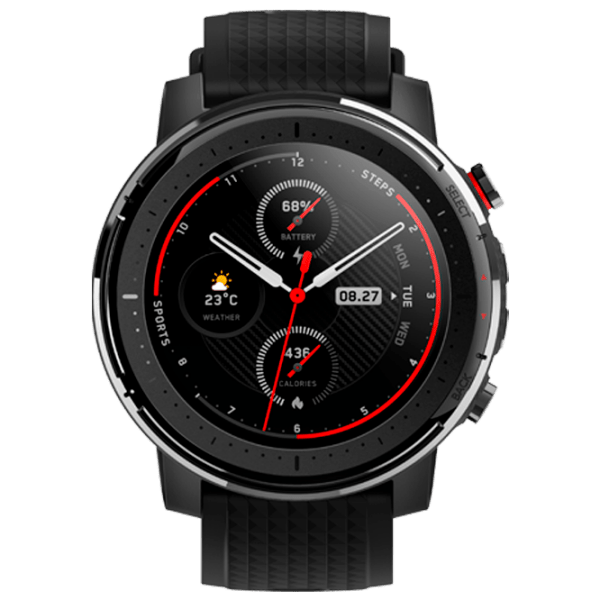 Ceas inteligent Xiaomi Amazfit Stratos 3 Black 1.34" | Oțel inoxidabil/ Silicon
| photo 1
