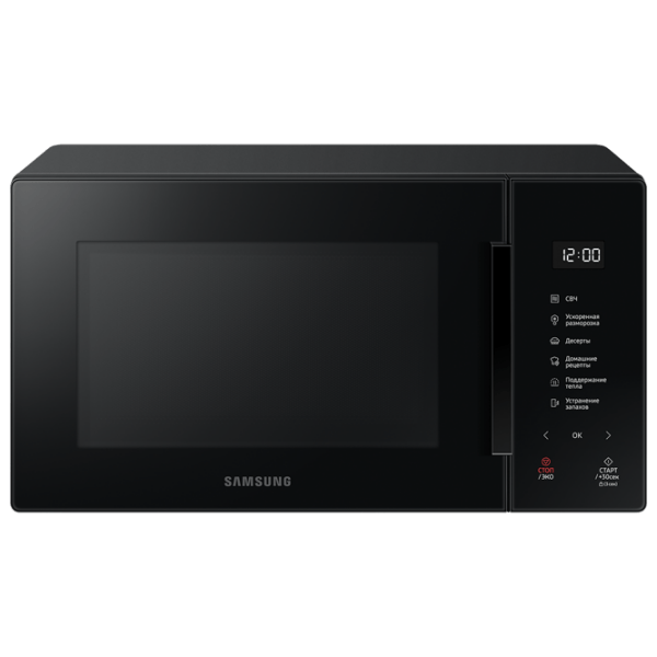 Микроволновая печь Samsung MS23T5018AK/ BW Черный Соло, 23 л, 800 Вт photo 1
