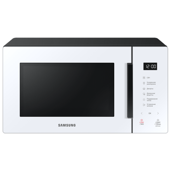 Микроволновая печь Samsung MS23T5018AW/ BW Белый Соло, 23 л, 800 Вт photo 1