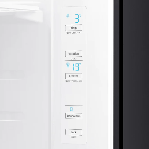 Frigider Samsung RS62R50312C/ UA Black 418l/ No Frost, 229l/ No Frost, A+ photo 6