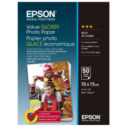 Фотобумага для принтеров Струйный Epson Value Glossy Photo Paper (50 листов) Белый Глянец
