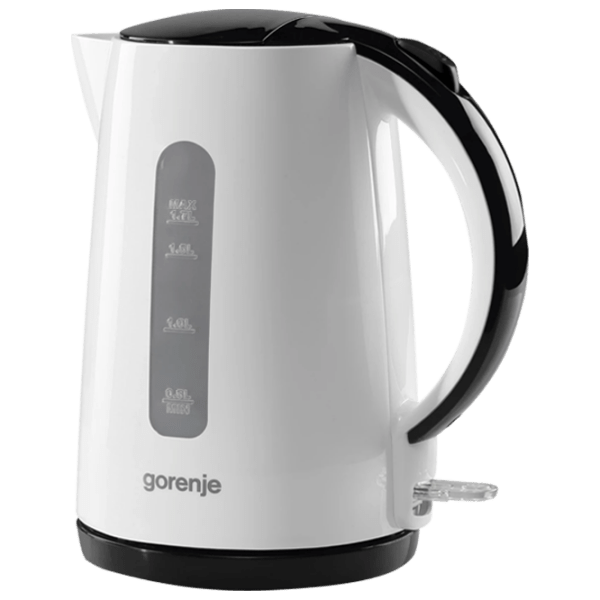 Ceainic electric Gorenje K17PLBW White 2200 W, 1.7 l, Material interior: Plastic photo 1