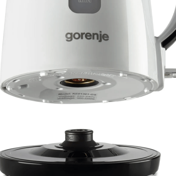 Ceainic electric Gorenje K17PLBW White 2200 W, 1.7 l, Material interior: Plastic photo 5