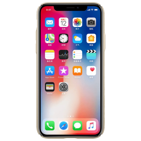 Чехол для смартфона Apple iPhone X (Air) Золотой Nillkin, PC, Back photo 3