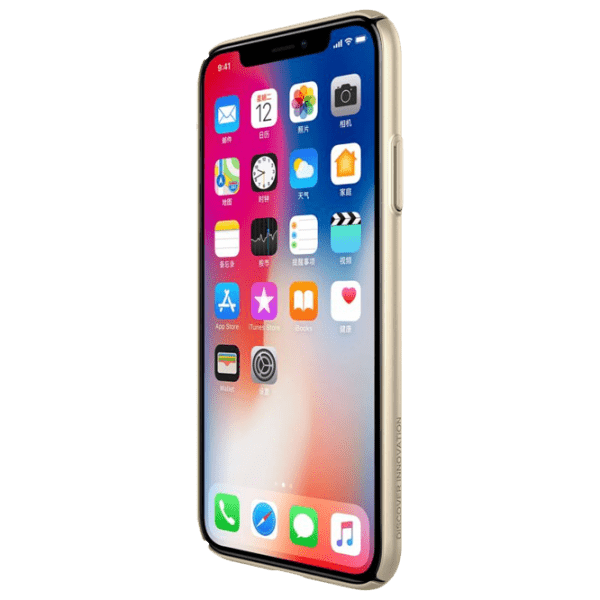 Чехол для смартфона Apple iPhone X (Air) Золотой Nillkin, PC, Back photo 4