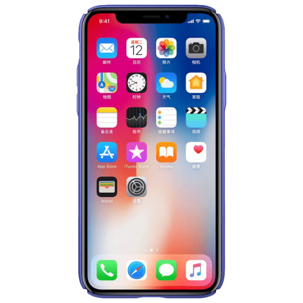 Чехол для смартфона Apple iPhone X (Air) Синий Nillkin, PC, Back photo 3