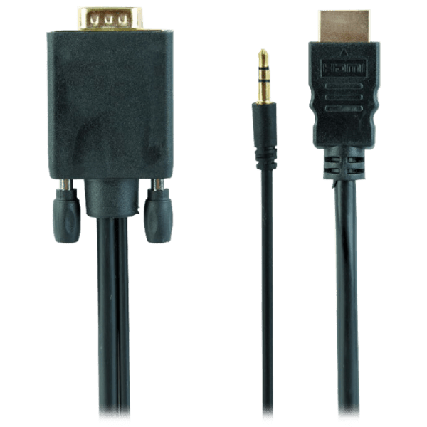 Кабель видео Cablexpert A-HDMI-VGA-03-6 VGA/ HDMI Черный  photo 1