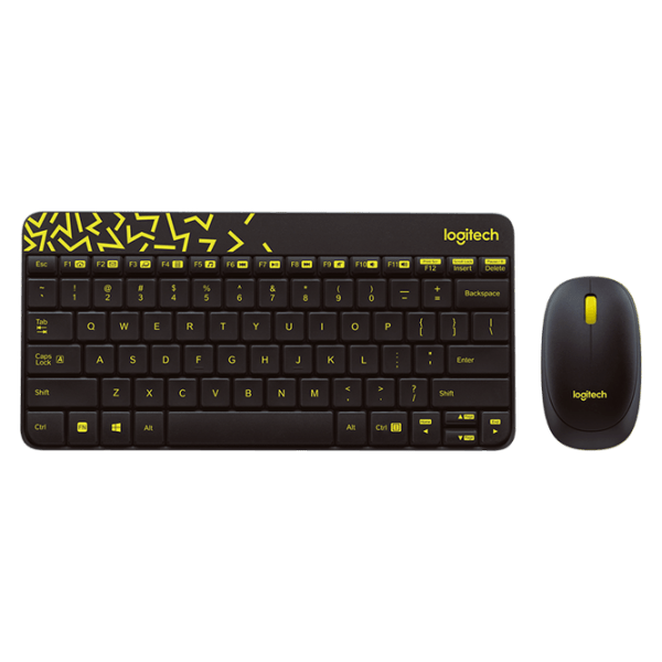 Клавиатура Logitech Desktop MK240 Черный Для дома и офиса, Беспроводные photo 1