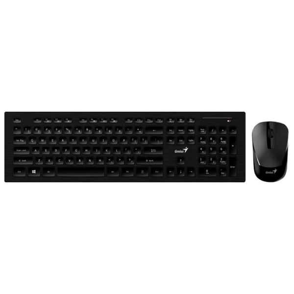 Клавиатура Genius SlimStar 8008 Черный Для дома и офиса, Беспроводные photo 1