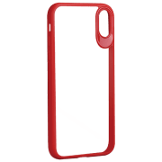 Husă pentru smartphone Apple iPhone X (Impact Protection) Transparent Red DA, PC, Back