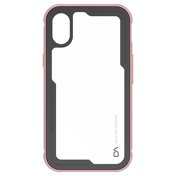 Husă pentru smartphone Apple iPhone X (Super Shock) Transparent Pink DA, PC, Back photo 1