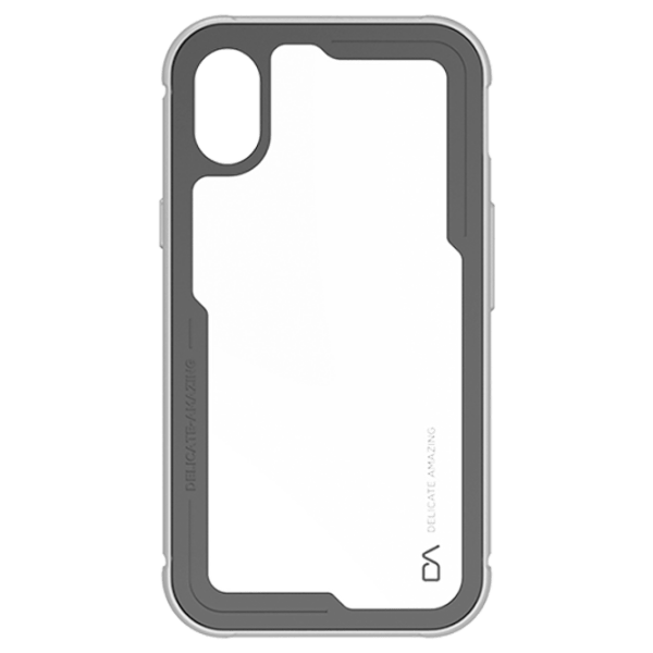Husă pentru smartphone Apple iPhone X (Super Shock) Transparent Silver DA, PC, Back photo 1