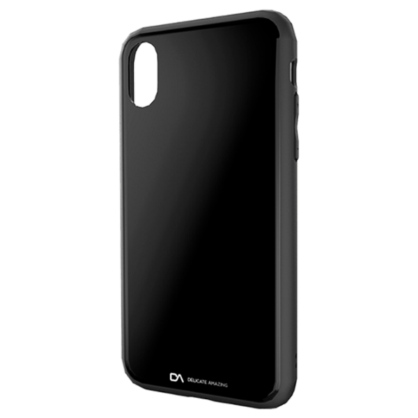 Husă pentru smartphone Apple iPhone X (Mirror) Black DA, Înveliș din sticlă, Back photo 1