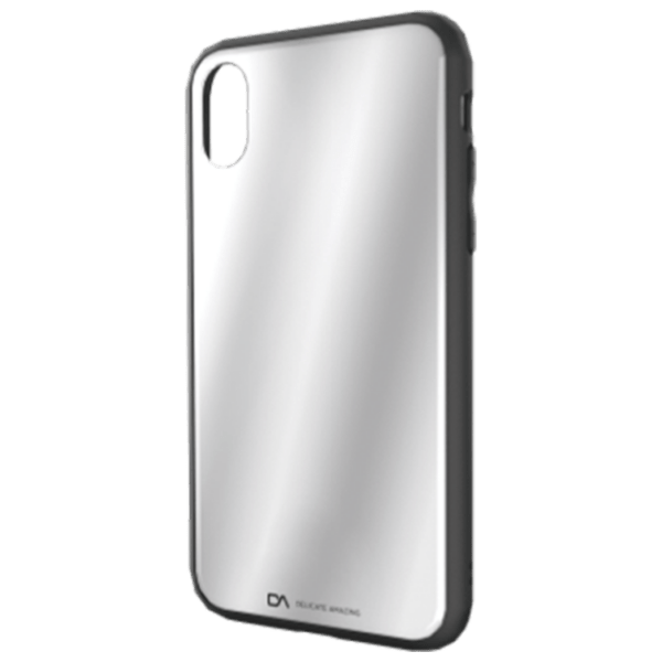 Husă pentru smartphone Apple iPhone X (Mirror) Black White DA, Înveliș din sticlă, Back photo 1