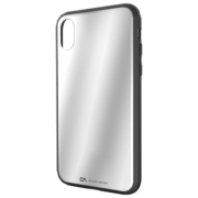 Husă pentru smartphone Apple iPhone X (Mirror) Black White DA, Înveliș din sticlă, Back