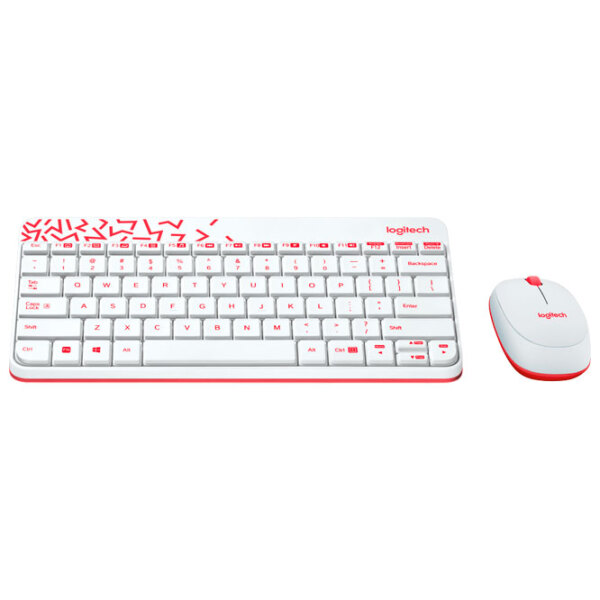 Клавиатура Logitech Desktop MK240 Белый Для дома и офиса, Беспроводные photo 2