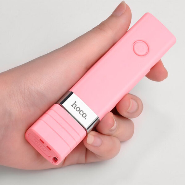 Селфи палка Hoco K4 Beauty wireless Розовый Bluetooth / Розовый photo 4
