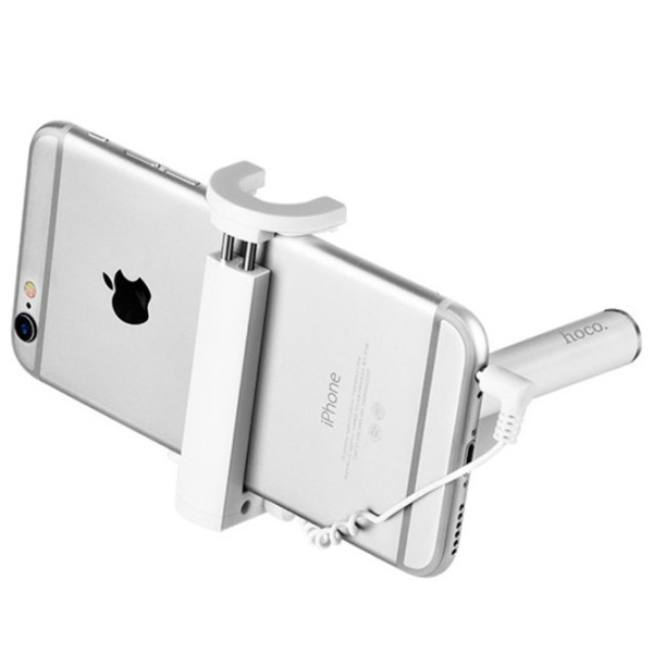 Селфи палка Hoco K5 Neoteric Розовый Mini-Jack 3.5 mm / Розовый photo 2