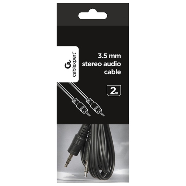 Cablu audio Gembird CCA-404 3.5 mm/ 3.5 mm Black  photo 5