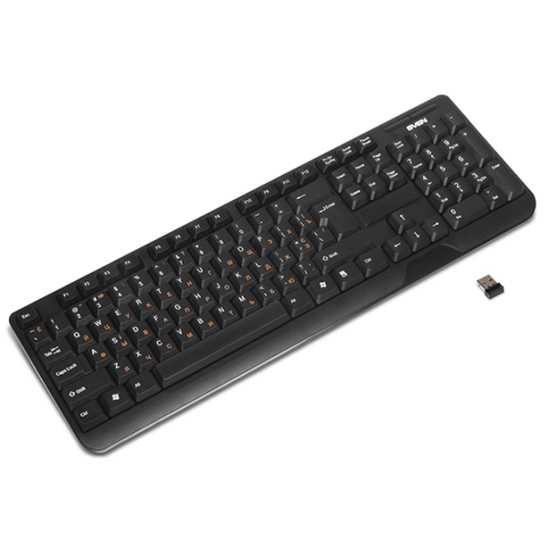 Клавиатура Sven Comfort 2200 Черный Для дома и офиса, Беспроводные photo 2