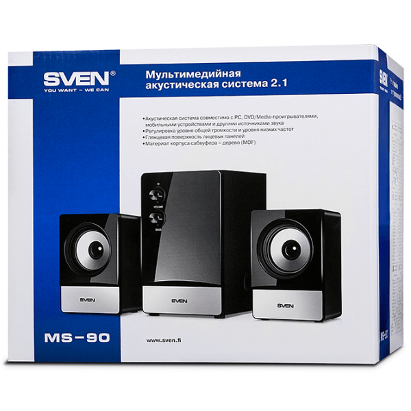 Аудиосистема Sven MS-90 Черный  photo 5