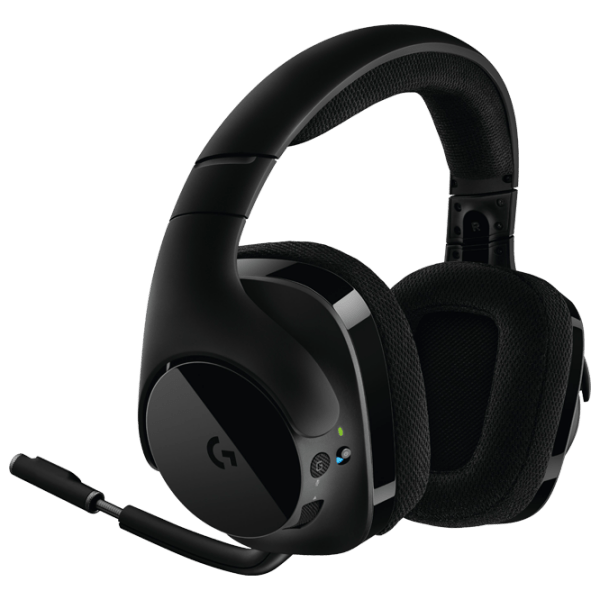 Casti Wireless Gaming Logitech G533, Black  photo 2