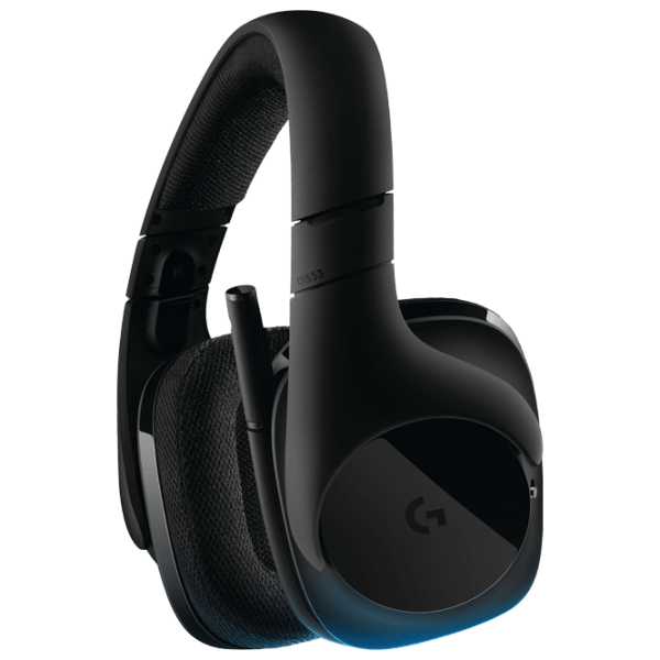 Casti Wireless Gaming Logitech G533, Black  photo 4