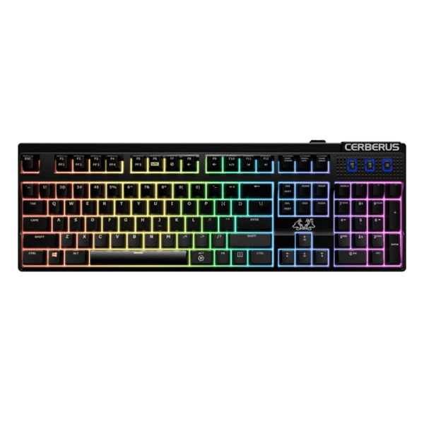 Tastatură Asus Cerberus Mech RGB Black Gaming, Cu fir photo 1
