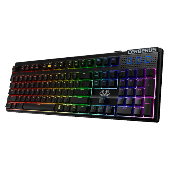 Tastatură Asus Cerberus Mech RGB Black Gaming, Cu fir photo 5