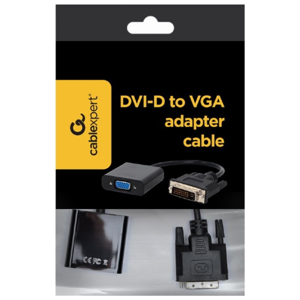Adaptor Cablexpert A-DVID-VGAF-01 Black  photo 2