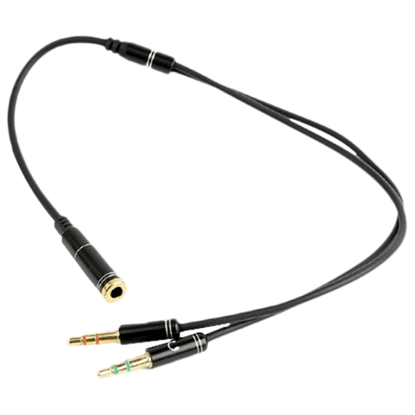 Cablu audio Cablexpert CCA-418M 3.5 mm/ 3.5 mm Black  photo 2