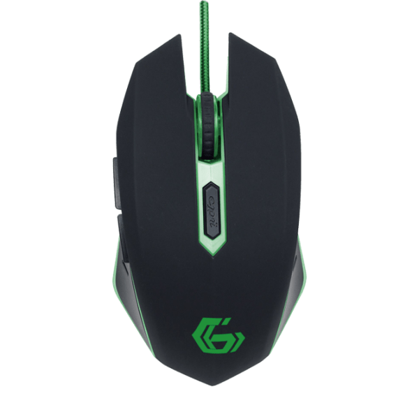 Mouse Gembird MUSG-001-G Black Cu fir / 2400 dpi photo 1