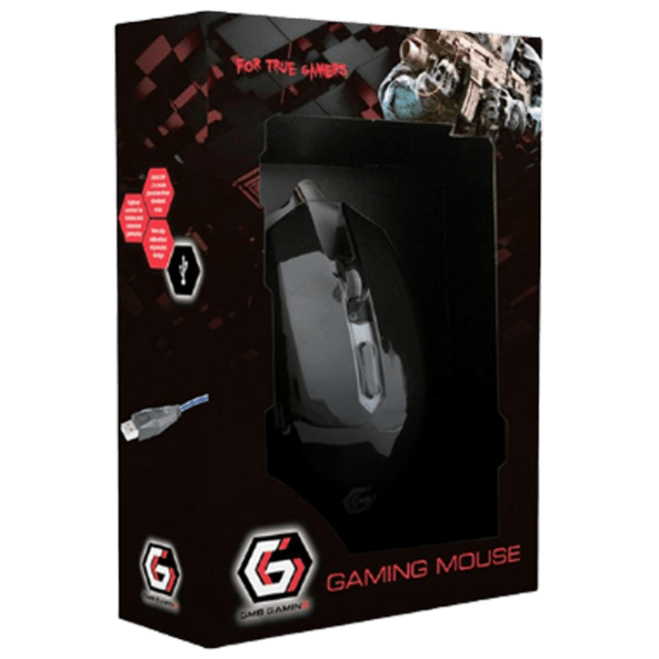 Mouse Gembird MUSG-001-G Black Cu fir / 2400 dpi photo 4