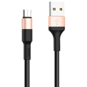 Кабель для телефона Hoco X26 USB Type-A/ microUSB Черный 