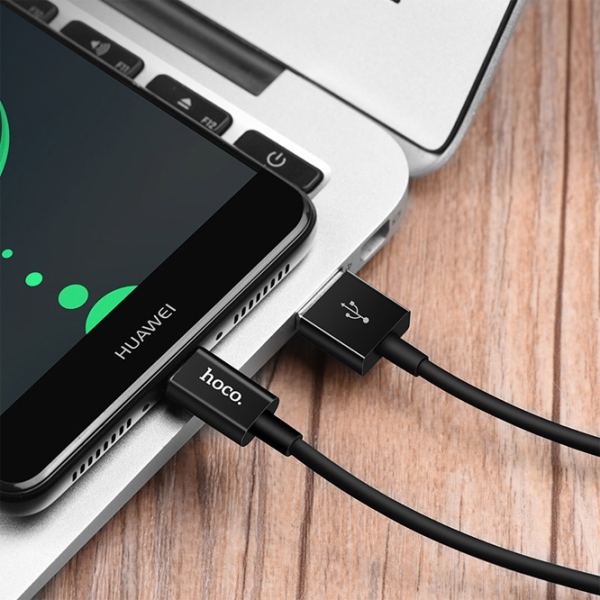 Кабель для телефона Hoco X23 USB Type-A/ USB Type-C Черный  photo 5