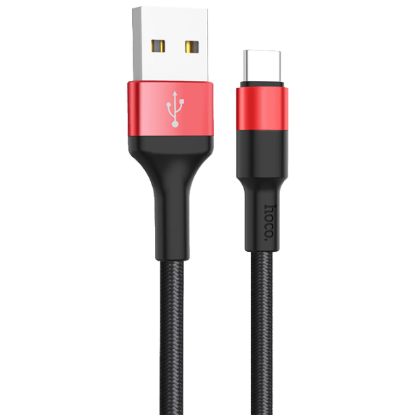 Cablu pentru telefon Hoco X26 USB Type-A/ USB Type-C Black  photo 1