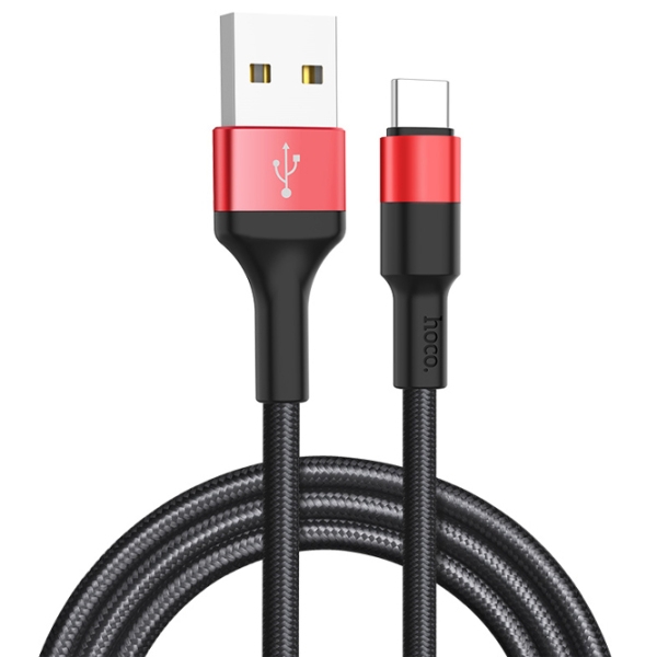 Cablu pentru telefon Hoco X26 USB Type-A/ USB Type-C Black  photo 3