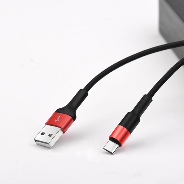 Cablu pentru telefon Hoco X26 USB Type-A/ USB Type-C Black  photo 4