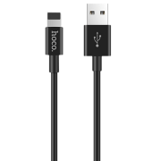Cablu pentru telefon Hoco X23 Skilled USB Type-A/ Lightning Black 